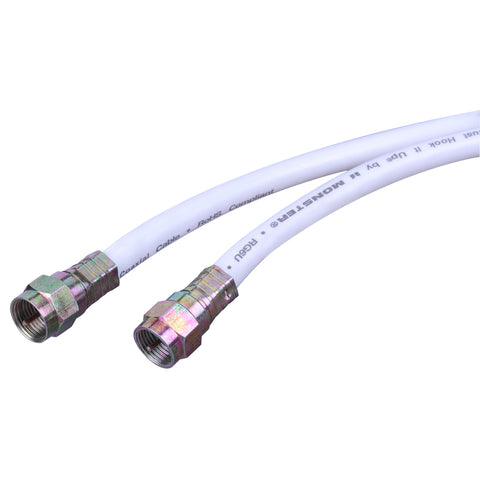 Monster Just Hook It Up 100 ft. Video Coaxial Cable, Pack of 2
