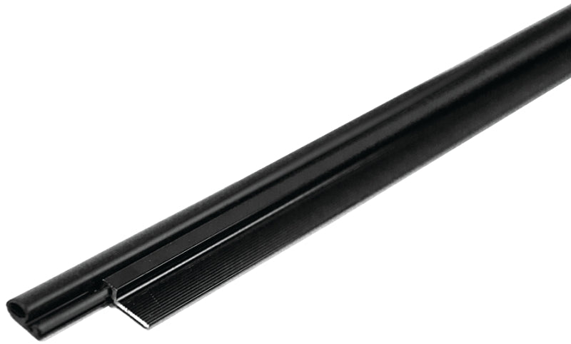 M-D 43342 Top and Side Door Seal, 1 in W, 84 in L, Aluminum, Brown, Se ...