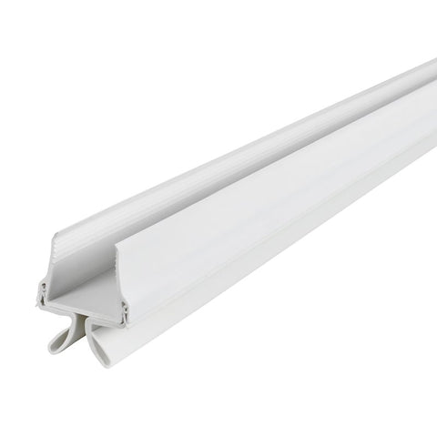 M-D 43398 Door Bottom, 1-1/8 in L, 1-3/4 in W, 32 in H, Vinyl