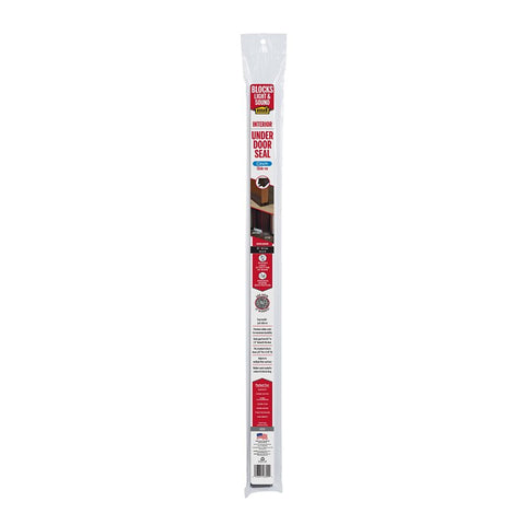 M-D 43399 Door Bottom, 1-1/8 in L, 1-3/4 in W, 32 in H, Vinyl