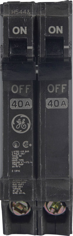 GE Q-Line Double Pole 40 amps Circuit Breaker