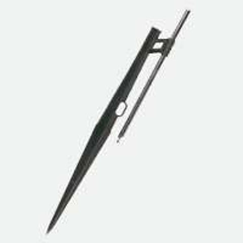Raindrip 384ROUB Sprinkler Stake, 13 in L, 1/4 in Connection, Barbed, Polyethylene/Polypropylene