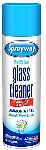Sprayway SW050RETAIL Glass Cleaner, 19 oz Can, Liquid, Floral, White