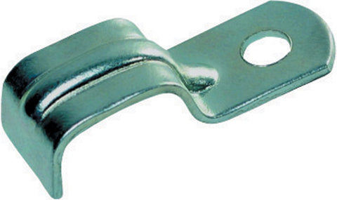 Gampak 3/3-2/3 in. Stamped Steel and Zinc Plated One Hole Service Cable Strap 3 pk