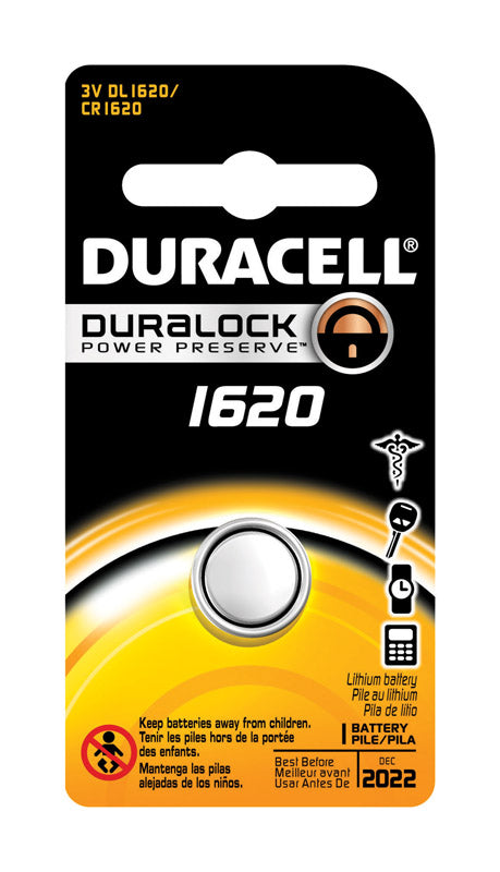 Duracell DuraLock Security Battery 1620 3 volts 1 pk