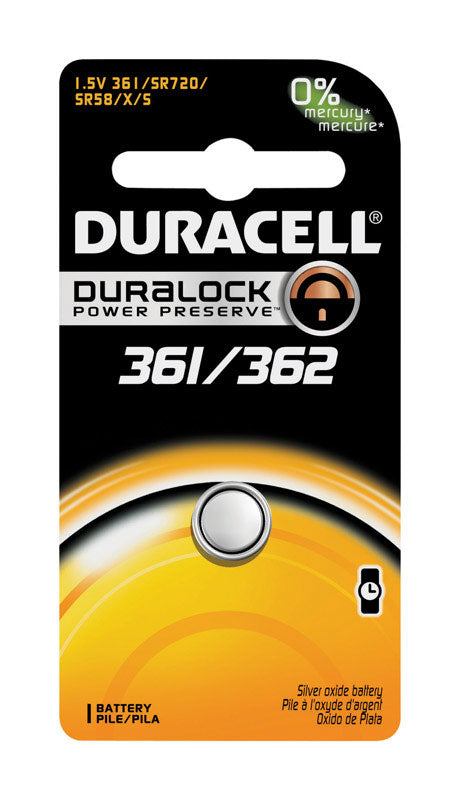 Duracell Watch/Electronic Battery 361/362 1.55 volts 1 pk