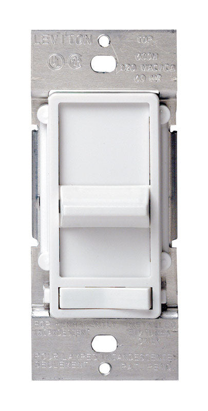Leviton SureSlide 300 watts Three-Way Dimmer Switch White