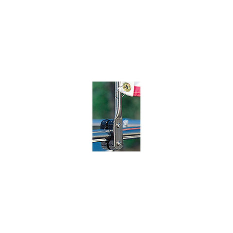 Taylor Stainless Steel Rail Mount Pulpit Staff 15″ Long With Nylon Rail Clamp for 7/8″ to 1-1/4″ Rails