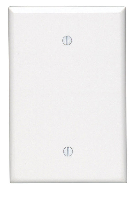 Leviton 1 gang White Thermoset Plastic Blank Wall Plate 1 pk