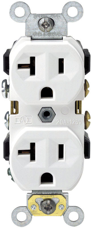 Leviton Electrical Receptacle 20 amps 5-20R 125 volts White