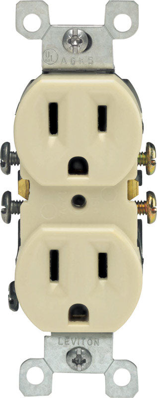 Leviton Electrical Receptacle 15 amps 5-15R 125 volts Ivory