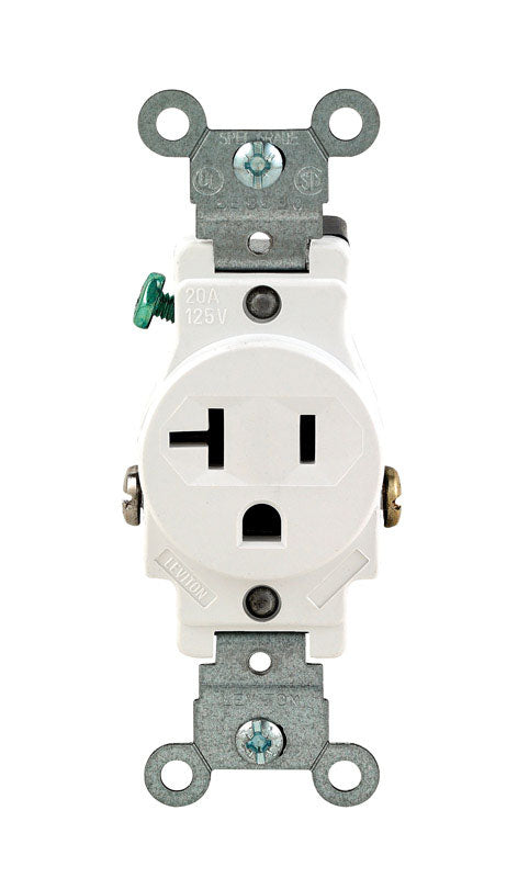 Leviton Electrical Receptacle 20 amps 5-20R 125 volts White