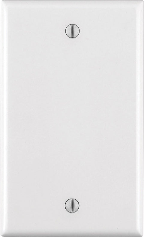 Leviton 1 gang White Thermoset Plastic Blank Wall Plate 1 pk