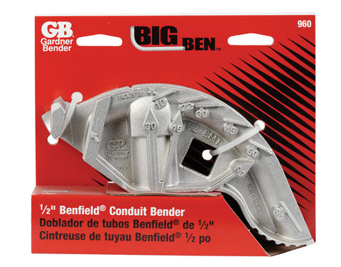GB Big Ben 1/2 in. Aluminum Hand Bender