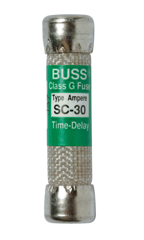 Bussmann Midget Fuse 30 amps 480 volts 7/16 in. Dia. x 1-5/16 in. L 2 pk For Branch Circuit