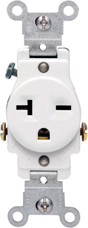 Leviton Electrical Receptacle 20 amps 6-20R 250 volts White