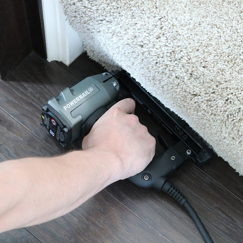 Powernail PTACK54E Electric Carpet Stapler, 3/16 in Crown, Divergent Staple, 83 Magazine
