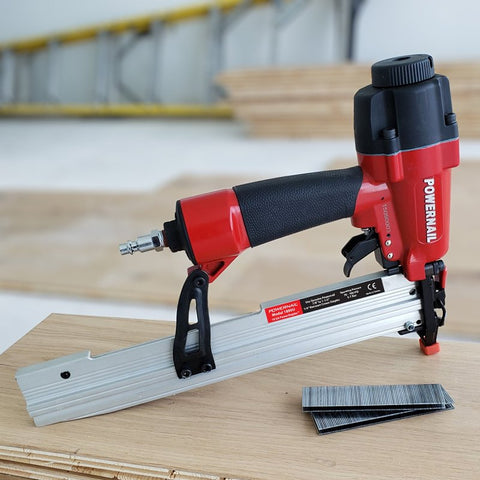 Powernail 1890U Underlayment Stapler, 1/4 in W Crown, 7/8, 1, 1-1/8, 1-1/4, 1-1/2 in L Leg, Narrow Crown Staple