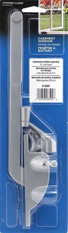 Prime-Line H 3502 Window Operator, Left, Steel, Aluminum