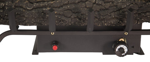 Kozy World GLD2455T Thermostatic Vent-Free Gas Log Set, 13 in L, 24 in W