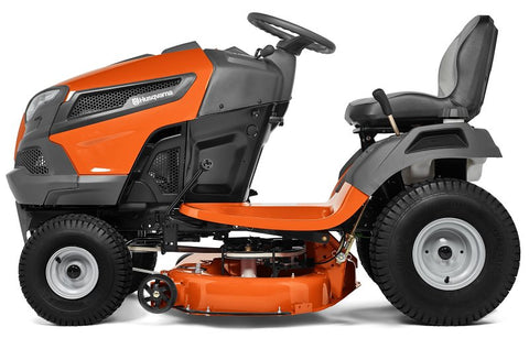 Husqvarna 100 Series 960 43 03-45 Riding Lawn Mower, 22 hp, 44 cu-in Engine Displacement, 2-Cylinder, 42 in W Cutting