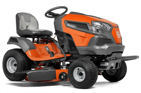 Husqvarna 100 Series 960 43 03-45 Riding Lawn Mower, 22 hp, 44 cu-in Engine Displacement, 2-Cylinder, 42 in W Cutting