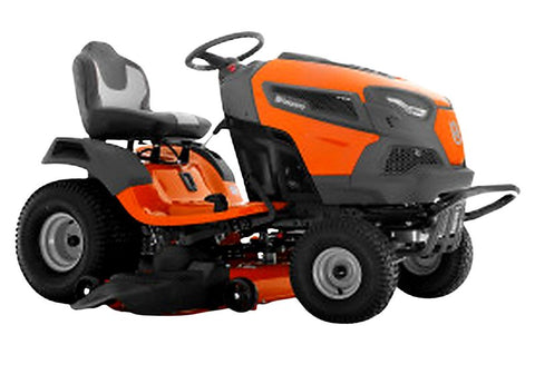 Husqvarna 100 Series 960430348 Riding Lawn Mowers, 24 hp, 44 cu-in Engine Displacement, 2-Cylinder, 54 in W Cutting