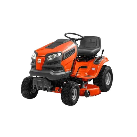 Husqvarna TS 120 Series 970 84 63-01 Riding Lawn Mower, 19 hp, 33 cu-in Engine Displacement, 1 -Cylinder, 2 -Blade