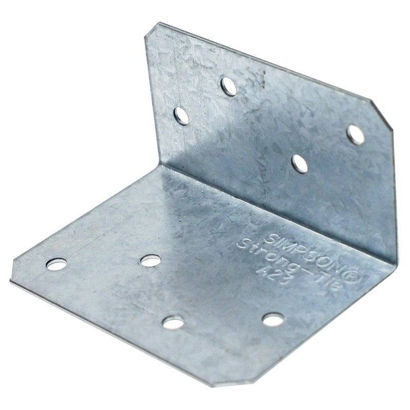 Simpson Strong-Tie A23Z Angle, 1-1/2 in W, 2 in D, 2-3/4 in H, Steel ...