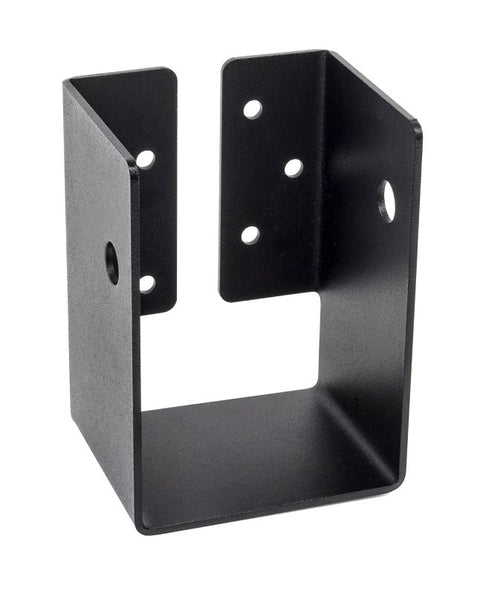 Simpson Strong-Tie APHH APHH46 Joist Hanger, 5-1/8 in H, 3 in D, 3-9/16 in W, 4 x 6 in, Steel, Black, ZMAX, Pack of 2