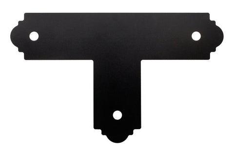 Simpson Strong-Tie APT APT4 T-Strap Tie, 12 ga Gauge, Steel, Black, Powder-Coated/ZMAX, Pack of 8