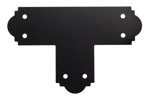 Simpson Strong-Tie APT Series APT6 T-Strap Tie, 12 ga, Steel, Black, Powder-Coated