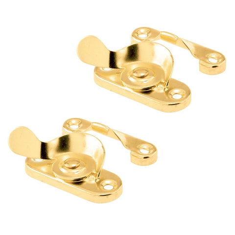 Prime-Line F2535 Sash Lock, 2 in L Dimensions, Steel, Brass