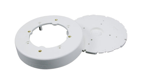 Wiremold 1-1/4 in. H Round Electrical Box Ivory Plastic