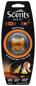 Auto Expressions Vent Fresh VNTFR-44 Air Freshener, Liquid, Island Colada, Pack of 4