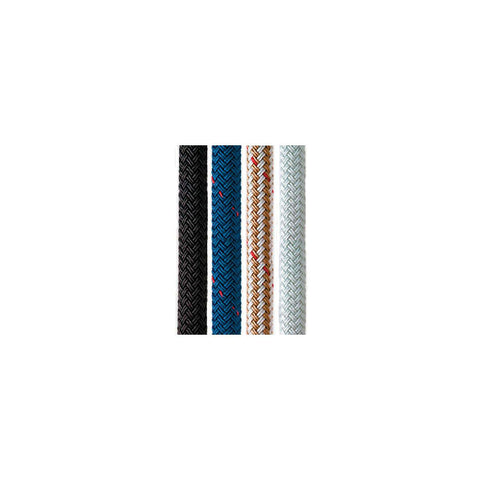 Double Braided Dockline, 1/2″ x 15' Black
