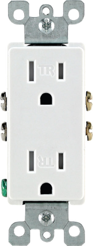 Leviton Decora Electrical Receptacle 15 amps 5-15R 125 volts White
