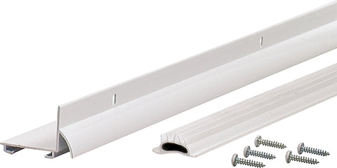 M-D DB001 Series 81935 Door Bottom with Drip Cap, 36 in L, 1-1/4 in W, 1-1/4 in H, Aluminum