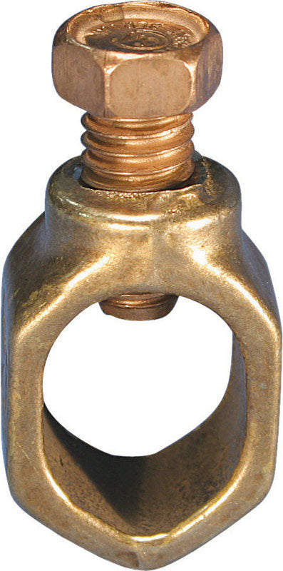 Erico 1/2 in. Copper Ground Rod Clamp 1