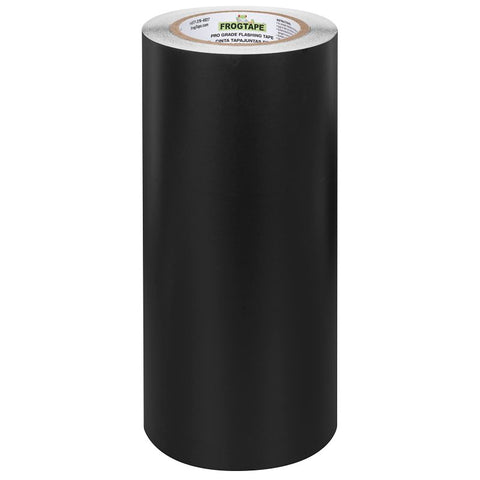 FrogTape 105727 Flashing Tape, 50 ft L, 12 in W, Black, Acrylic Adhesive