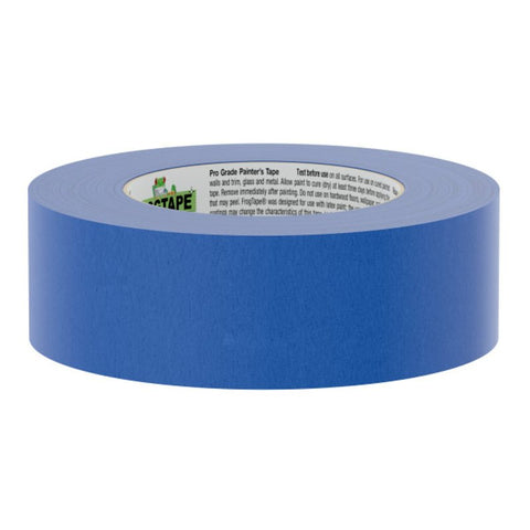 FrogTape 106009 Pro-Grade Painter's Tape, 60 yd L, 1.41 in W, Crepe Backing, Blue