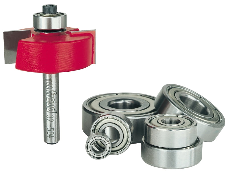 Shell 60476d Router Freud 32-504 Router Bit, 1-3/8 in Dia Cutter, 2-1/4 in OAL, 1/4 in Dia ...