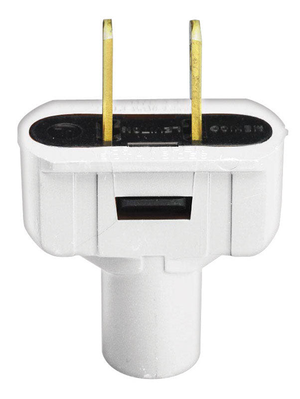 Leviton Residential Vinyl Non-Grounding Non-Polarized Plug 1-15P 18-14 ...