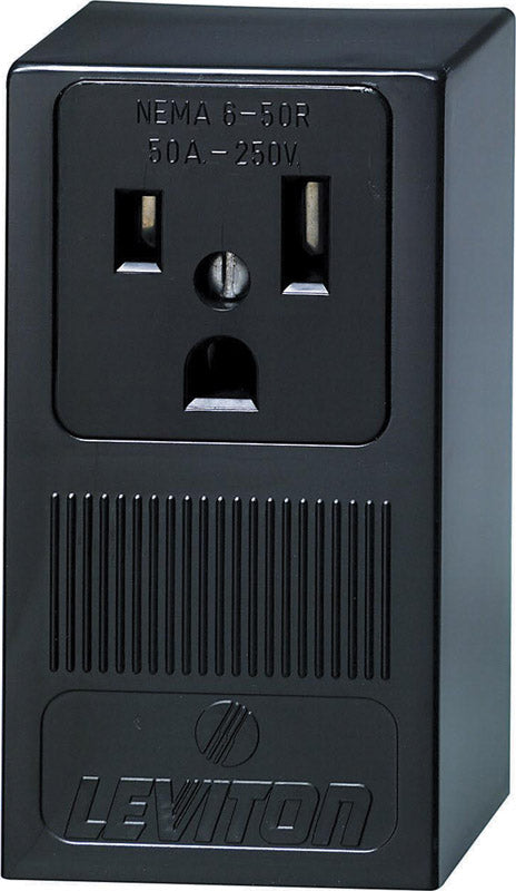Leviton Electrical Receptacle 50 amps 6-50R 250 volts Black