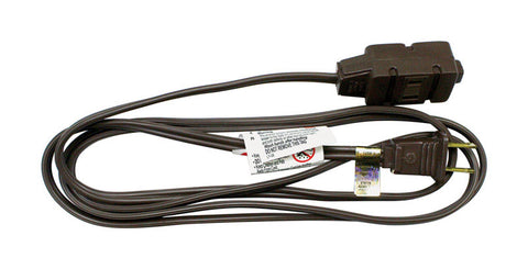 Ace Indoor 6 ft. L Brown Extension Cord 16/2 SPT-2