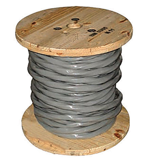Southwire 4/0-4/0-4/0-2/0 A Service Entrance Cable, 4-Conductor, 500 ft L, Aluminum Conductor, PVC Insulation, 600 V