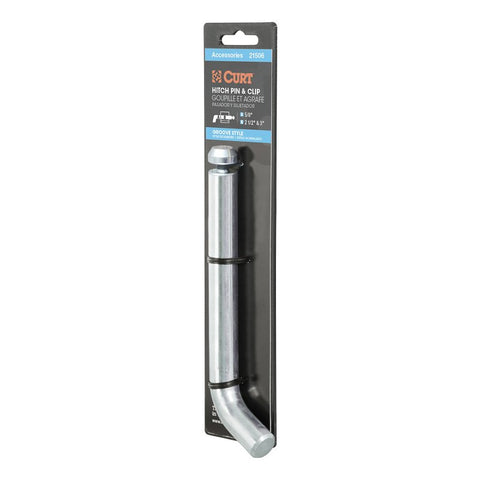 Curt 21506 Wire Hair Pin Clip, 0.62 in Dia Pin, Zinc