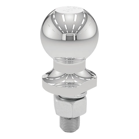 Curt 40064 Trailer Ball, 2 in Dia Ball, 3500 lb Gross Towing, 160 ft-lb Tongue Load, Steel, 1-3/4 in Shank Length, 1/PK