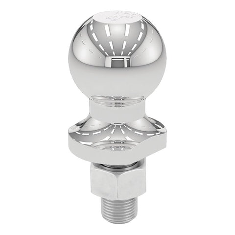 Curt 40096 Hitch Ball, 1-7/8 in Dia Ball, 5/8 in Dia Shank, 2000 lb Gross Towing, Carbon Steel