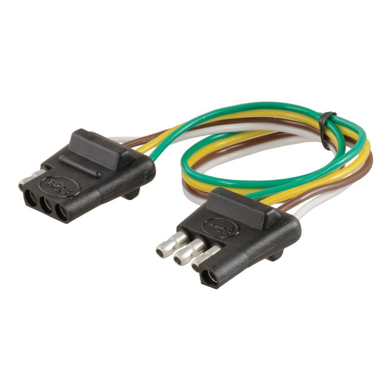 Curt 58381 Connector Plug and Socket, Black Sheath, 12 in L – Shell ...